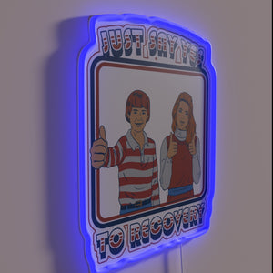 Supporting Recovery with Vibrant Colors: Narcotics Anonymous/Alcoholics Anonymous Sign