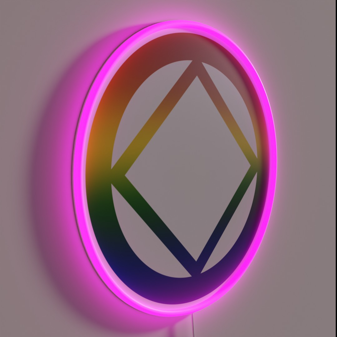 Narcotics Anonymous Rainbow Pride Symbol Rgb Led Sign – Neon Factory