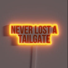 Load image into Gallery viewer, Vibrant Neon Sign with Tailgating Pride and Orange Illumination Blazer