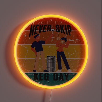 Bring Home the Party with Vibrant Neon Beer Sign Decor