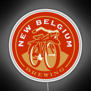 New Belgium Brewing RGB neon sign white 