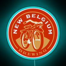 Load image into Gallery viewer, New Belgium Brewing RGB neon sign lightblue 