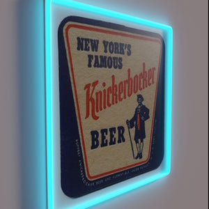 New York's Famous Vintage Knickerbocker Beer Neon Sign Art Decor