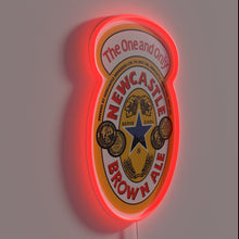 Load image into Gallery viewer, Authentic Newcastle Brown Ale Neon Sign for Your Home Bar