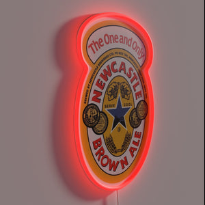Authentic Newcastle Brown Ale Neon Sign for Your Home Bar