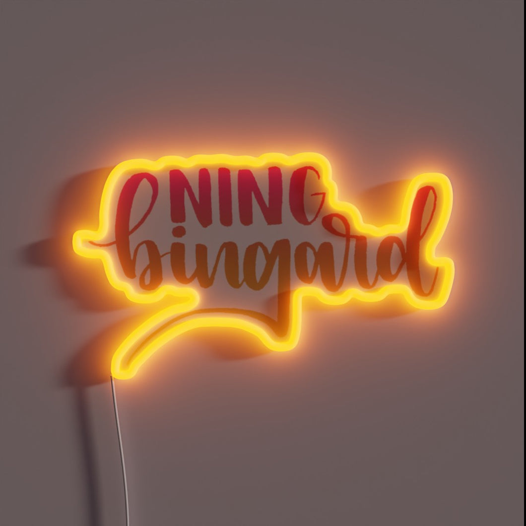Brighten up your space with this vibrant pink gradient neon