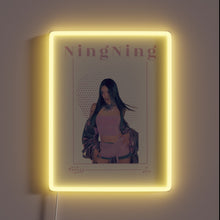 Load image into Gallery viewer, Aesthetic K-Pop inspired pink and white RGB LED light