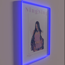Load image into Gallery viewer, Ning Ning Aespa Group Kpop Inspired Cute Neon Pink Sign