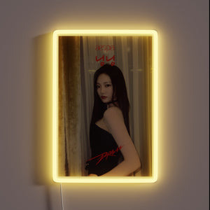Ning Ning Drama RGB Neon Sign with Vibrant Colorful Light Effects.