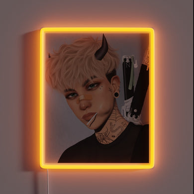 Add a touch of vibrant personality with this unique sign.