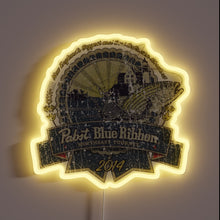 Load image into Gallery viewer, Vintage Northeast Fishing Tournament Championship Winner 2014 Glow Neon Sign