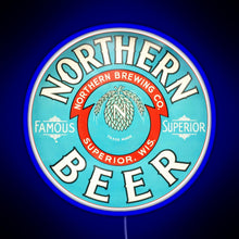 Load image into Gallery viewer, Northern Beer RGB neon sign blue