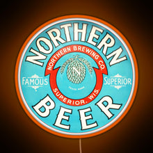 Load image into Gallery viewer, Northern Beer RGB neon sign orange