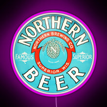 Load image into Gallery viewer, Northern Beer RGB neon sign  pink