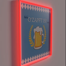 Load image into Gallery viewer, O Zapft Is - Customizable RGB LED Neon Bar Sign