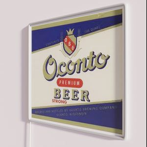 Brightly lit, color-changing beer bar decor with customizable LED lighting