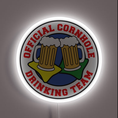 Neon Sign Featuring Beers and RGB Lighting for Tailgating Fun