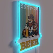 Load image into Gallery viewer, Vibrant RGB Oktoberfest party decoration featuring Bigfoot and beer humor.