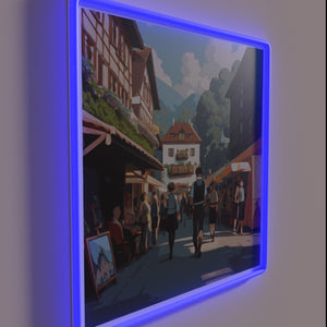 Add a touch of Bavarian flair with vibrant glowing colors