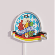 Load image into Gallery viewer, Vibrant Neon Sign Illuminates Homes with Authentic Oktoberfest Spirit and Germany