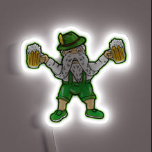 Load image into Gallery viewer, Vibrant German-inspired LED sign for festive beer enthusiast decor.