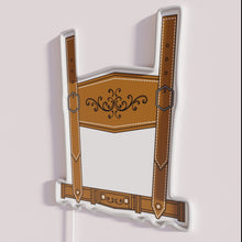 Load image into Gallery viewer, Vintage Oktoberfest themed colorful LED neon lederhosen decorative bar sign