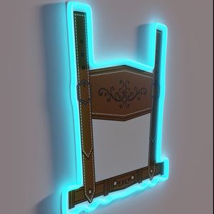 Vibrant RGB Neon Sign Celebrating German Beer Festival Tradition Spirit