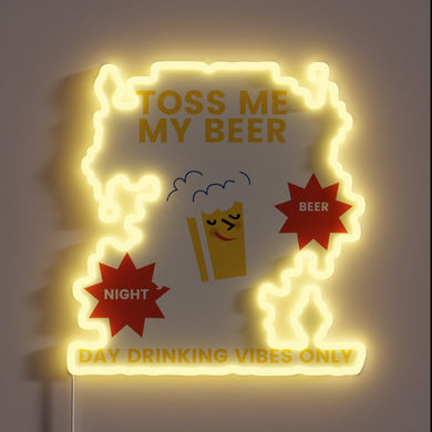 Proclaim your love for German brews with vibrant neon glow