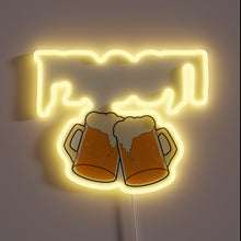Load image into Gallery viewer, Vibrant Neon Sign Capturing the Spirit of Oktoberfest Celebrations 2018