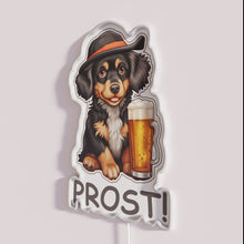 Load image into Gallery viewer, Vintage German-themed Oktoberfest Prost party neon decorative bar lighting sign.