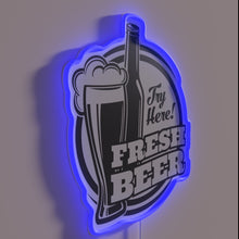 Load image into Gallery viewer, Vibrant neon Oktoberfest beer sign illuminates festive celebrations and gatherings.