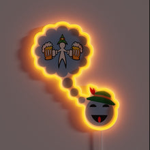 Load image into Gallery viewer, Vibrant RGB neon sign for an authentic Oktoberfest celebration ambiance.