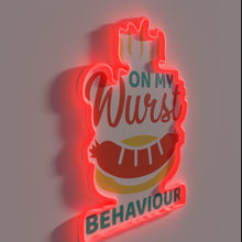 Load image into Gallery viewer, Vibrant neon sign bringing festive German spirit to your space.