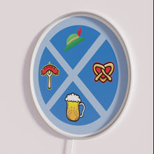 Load image into Gallery viewer, Neon Oktoberfest Bar Sign with RGB Color Changing LED Lights