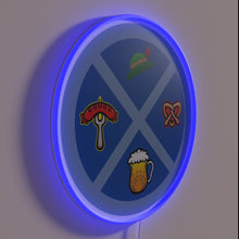 Load image into Gallery viewer, Prost! Celebrate German heritage with vibrant Oktoberfest festival spirit lighting.
