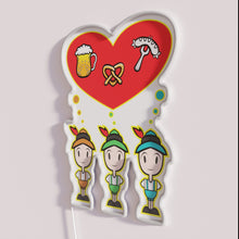 Load image into Gallery viewer, Vibrant RGB illuminated Oktoberfest themed bar pub decor lighting