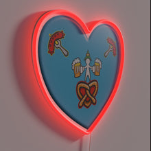 Load image into Gallery viewer, Add festive ambiance with vibrant Oktoberfest inspired RGB neon lighting.