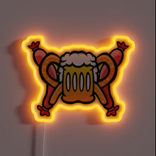 Load image into Gallery viewer, Vibrant Neon Light Sign Capturing the Spirit of German Festivities