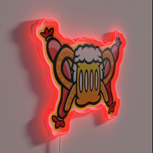 Load image into Gallery viewer, Traditional German Oktoberfest Celebration Vibes with Bright Colorful Neon Accents