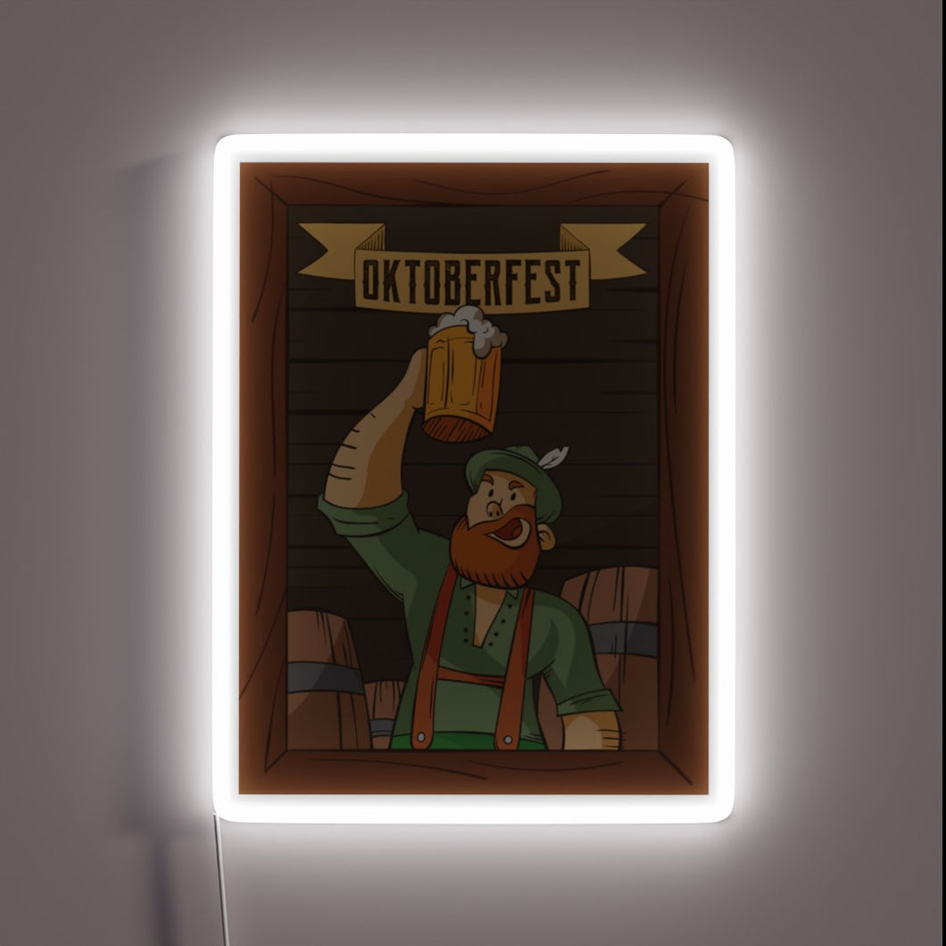 Add vibrant color to your beer garden with this sign.