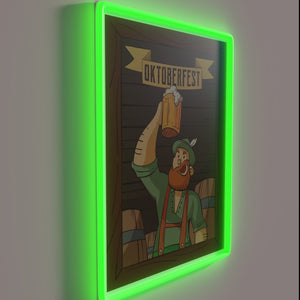 Add vibrant German charm to your space with Oktoberfest neon.