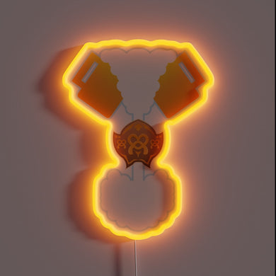 Add vibrant festive ambiance with this Oktoberfest themed RGB neon.