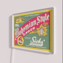Load image into Gallery viewer, Vintage Bohemian inspired lager brewery bar pub decor neon lighting