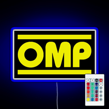 Load image into Gallery viewer, OMP Logo RGB neon sign remote
