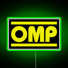 Load image into Gallery viewer, OMP Logo RGB neon sign green