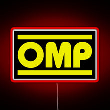 Load image into Gallery viewer, OMP Logo RGB neon sign red