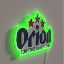 Load image into Gallery viewer, Glowing Orion constellation neon light with vibrant RGB color accents