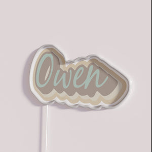 Personalized RGB Neon Sign with Customizable Text for Home Decor
