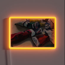 Load image into Gallery viewer, Bright and colorful paint tubes in radiant RGB neon effect