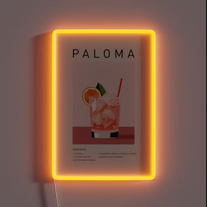 Add a touch of tropical flair with vibrant neon signage